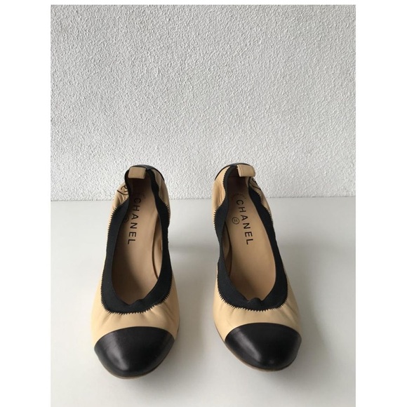 CHANEL Shoes - Chanel Women's Natural Leather Heels